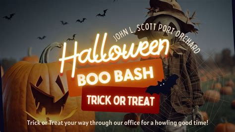 Halloween Boo Bash Trick Or Treat John L Scott Real Estate Port