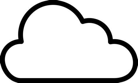 Single Cloud Svg Png Icon Free Download 37012 Onlinewebfontscom