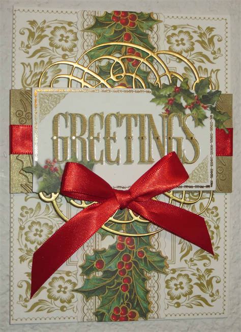 Our card template library includes layouts for thank you cards, holiday cards, christmas cards a handcrafted card is a great way to show you care, and a personal message makes it even more. Anna Griffin card making items | Anna griffin christmas ...