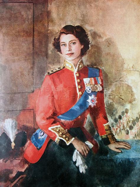 Queen elizabeth ii painting stock photos & queen elizabeth. ART PRINT POSTER PAINTING QUEEN ELIZABETH II MILITARY REGALIA PORTRAIT NOFL0880 | eBay