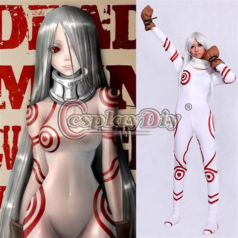 Cosplaydiy Deadman Wonderland Shiro Cosplay Costume Adult Women