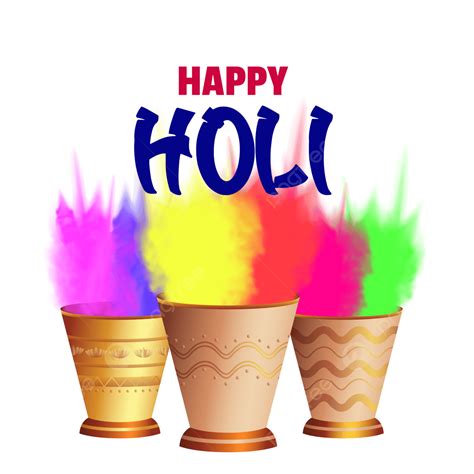 Happy Holi Clipart Hd Png Happy Holi Colorful Buckets Splash Holi