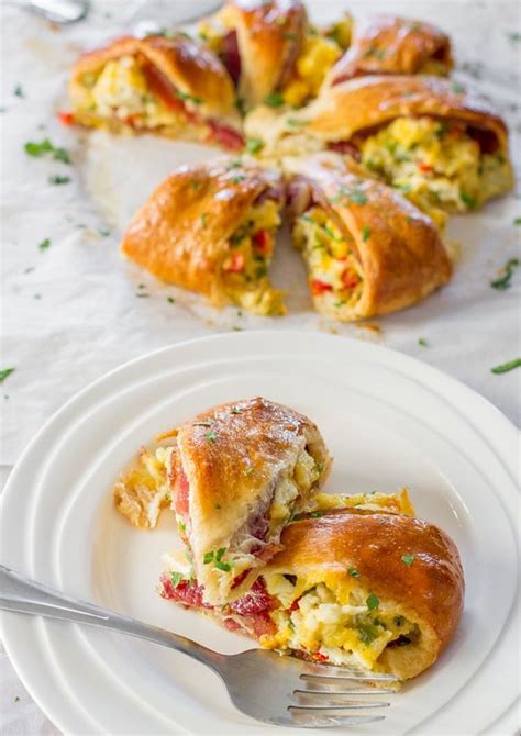 Crescent Roll Sausage Egg And Cheese Breakfast Casserole Free