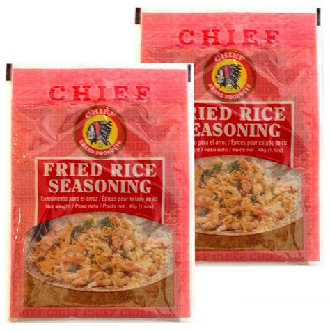 Chief Fried Rice Seasoning 40g Pack Of 2 Fried Rice Seasoning Seasoned Rice Fried Rice
