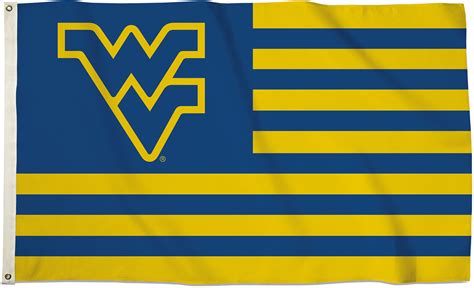 E140786 Collegiate West Virginia Stripes 3 X 5 Flag