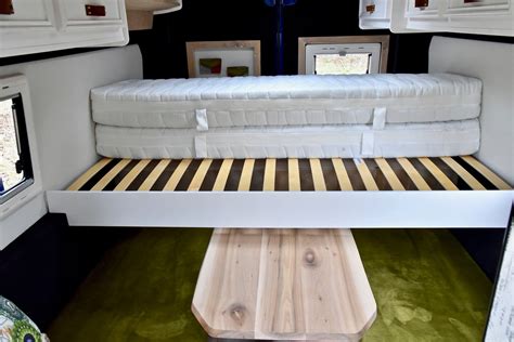 Clever Design For Raised Bed Campervan Bed Camper Van Camper Bed