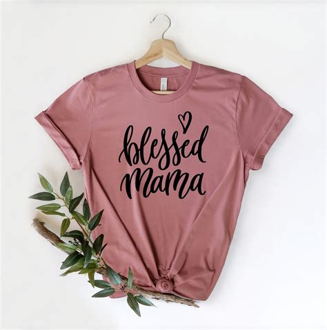 blessed mama shirt for women blessed mom shirt design etsy