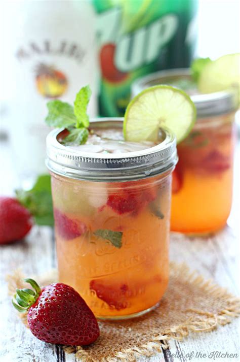 Strawberry Pineapple Mojitos Belle Of The Kitchen