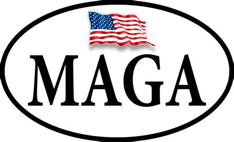 Make America Great Again Maga Trump Flag Decal Bumper Sticker Political