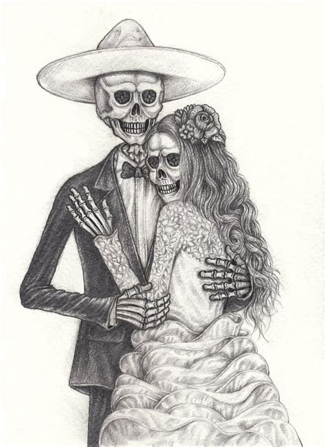 Art Wedding Skulls Day Dead Stock Illustrations 31 Art Wedding Skulls Day Dead Stock