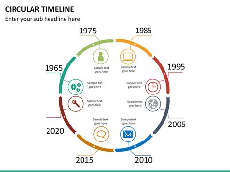 Circular Timeline Powerpoint Template Sketchbubble