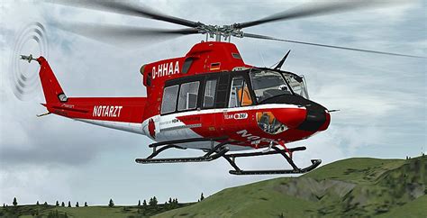 Drf Luftrettung Bell 412 For Fsx