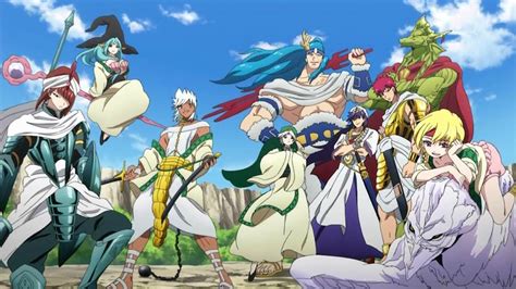 Sinbad And The Gang Anime Magi Magi Kingdom Of Magic Anime
