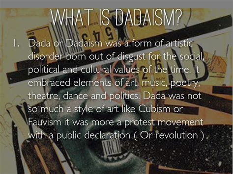 Dadaism as a movement and dada art itself were amusing and absurd, but grew out of fear and anger over the senseless loss of life of world war i. Art: Dadaism by Carlo Costales