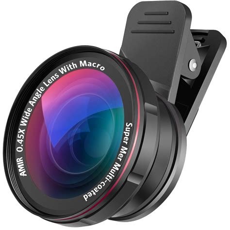 The best iphone macro lens depends on you and your phone's requirements. (Upgraded) for iPhone Lens Kit, 0.45X Wide Angle Lens, 15X ...