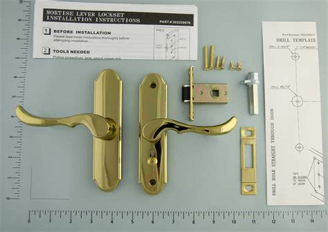 Mortise Handle for solid core doors | Larson Parts Store | Larson storm
