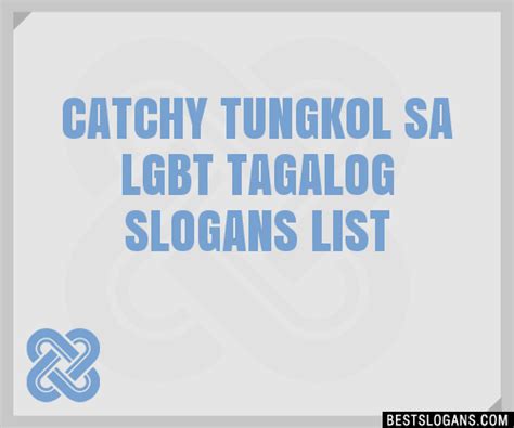 Catchy Tungkol Sa Lgbt Tagalog Slogans Generator Phrases