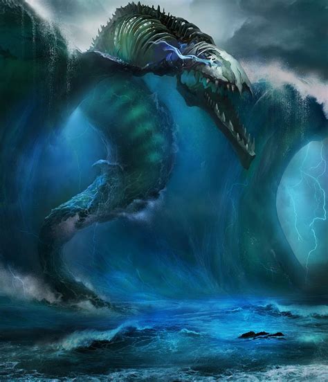 Water Jinn Mythical Creatures Dark Fantasy Art Creature Art
