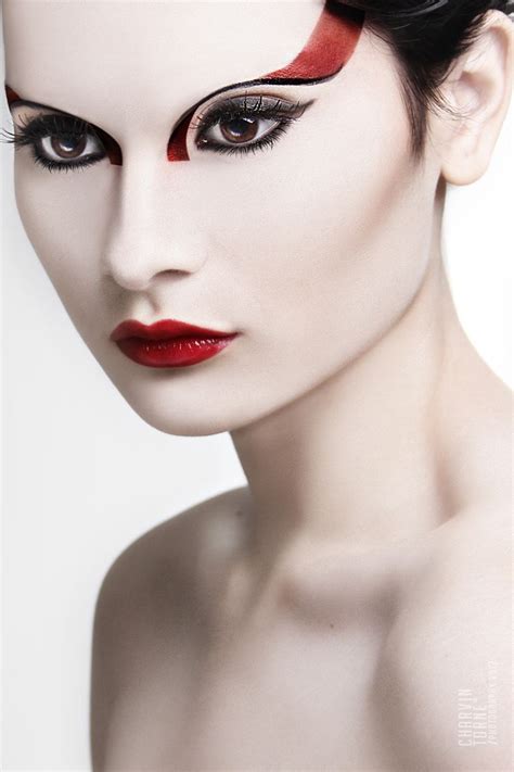 red and black artistry makeup fantasy makeup theatrical makeup