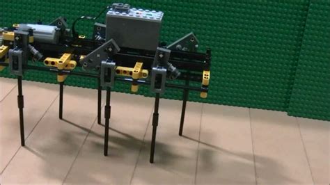 Lego Long Legged Hexapod レゴ 六脚歩行ロボ 足長・安定歩行型 Youtube