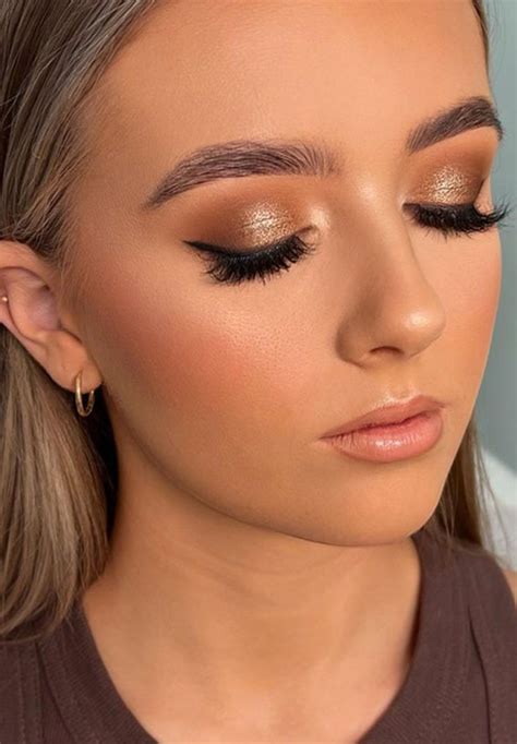 Best Prom Makeup Ideas Gold And Brown Eye Makeup