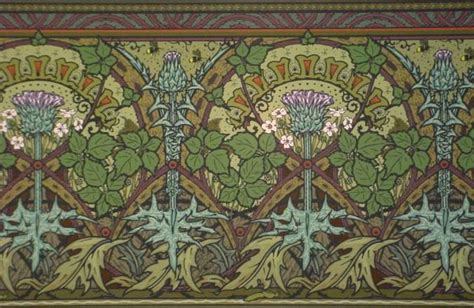 49 Art Nouveau Wallpaper Border Wallpapersafari