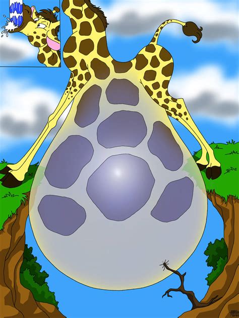 A Very Thirsty Giraffe By Doodledan86 On Deviantart