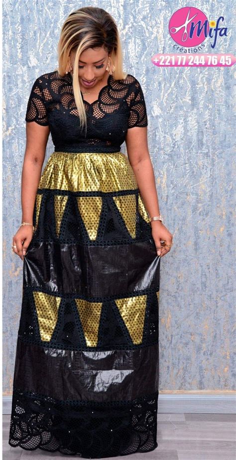 Modèle Bazin Nigerian Lace Styles Dress African Dresses Modern