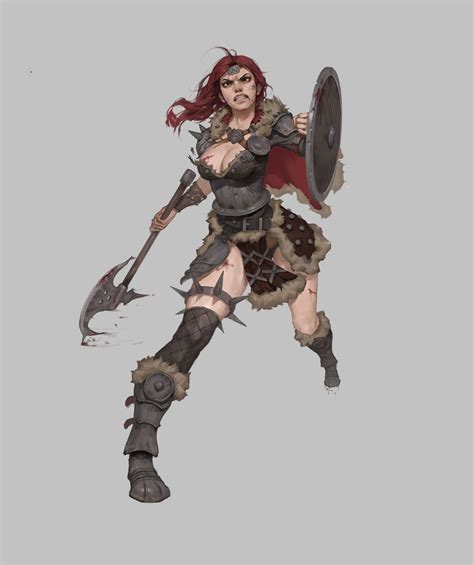 Viking Woman Kyun N On Artstation At Artworkp5g8o Concept Art