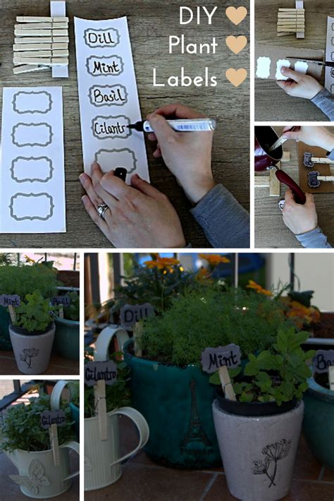 How To Make Cute Diy Garden Labels Garden Labels Diy Home Decor