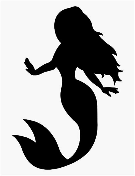 Free Mermaid Silhouette Wannacraft Little Mermaid Ariel Silhouette