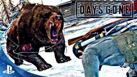 Days Gone Bear Boss Fight Gameplay Walkthrough Youtube
