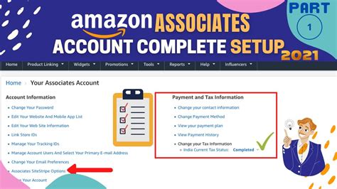 How To Setup Amazon Associates Account For Beginners In 2021 Earn