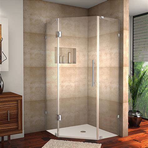 Neoscape Completely Frameless Neo Angle Shower Enclosure