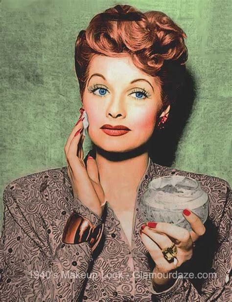 The History Of 1940s Makeup 1940 To 1949 Glamour Daze I Love Lucy