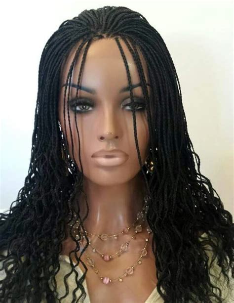 Custom Full Lace Micro Braided Wig For Details