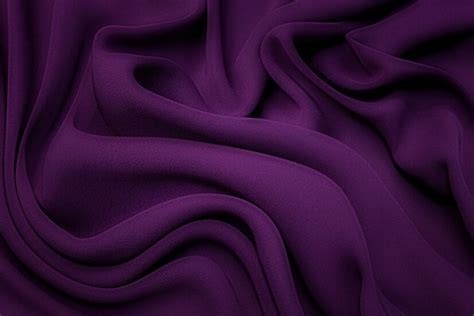 Premium Photo Eggplant Color Silk Fabric