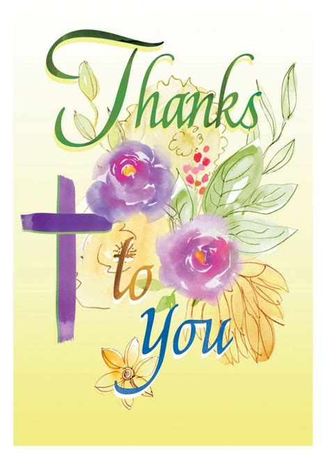 Thank You Religious Cards Tu32 Pack Of 25 4 Designs