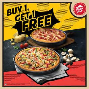 Prices are accurate at the time of writing but may be subjected to change. Pizza Hut Malaysia Offers Buy 1 Free 1 Promo