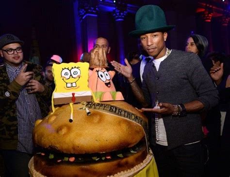 Just Pharrell And Patrick Star Partying Together 41st Birthday