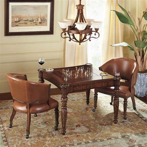 Spencer marston pub deluxe table and chair set. game tables and chairs | Mandalay Chess Game Table and ...
