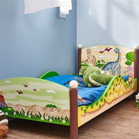 Kids jurassic dino 3pc twin quilt set : Fantasy Fields - Dinosaur Kingdom Toddler Bed | Dinosaur ...
