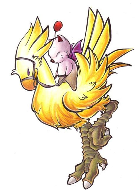 Final Fantasy Tattoo Chocobo Misha Kauffman