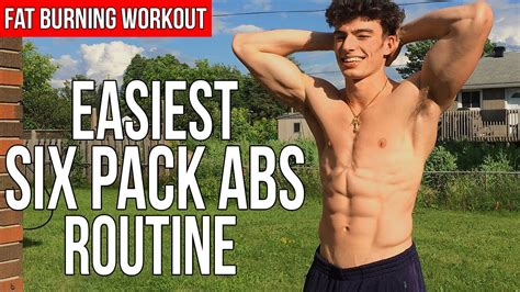 The Easiest Six Pack Abs Routine 6 Minute Home Fat Burn