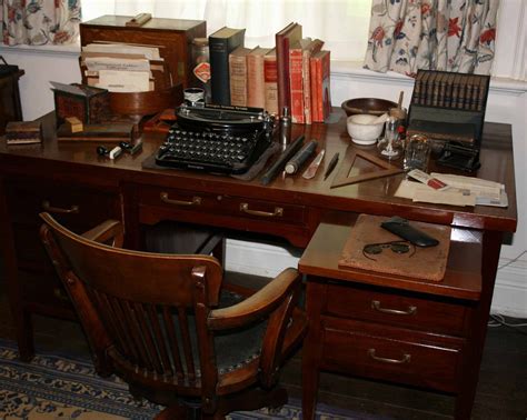 George Bernard Shaw Home Library Design Writers Desk Desk