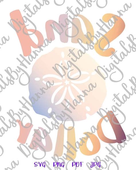 Each of our free downloads includes a free svg file, png, eps and dxf. Beach SVG Files for Cricut Sand Dollar Clip Art Sea ...