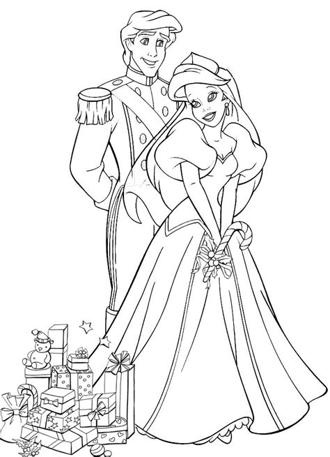 If you choose to permit children to assist, do not feel like for your references, there is another 40 similar photographs of coloring pages of ariel the mermaid that julianne leannon v uploaded you can see. Ariel and Prince Eric Coloring pages to download and print ...
