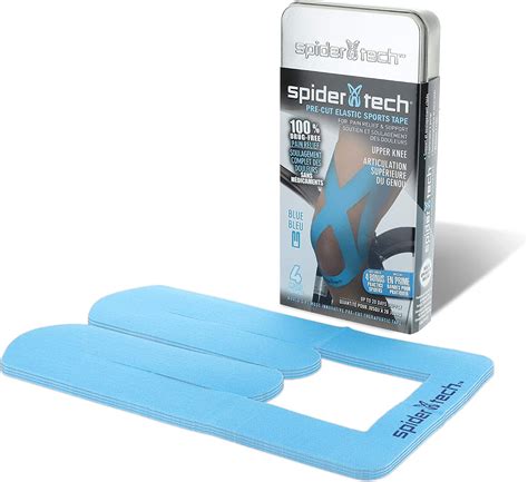 Amazon Com Spidertech Upper Knee Pre Cut Kinesiology Tape Pack Of