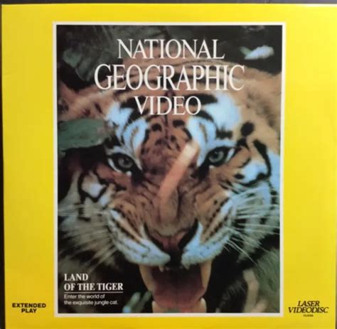 Land Of The Tiger National Geographic Laserdisc Nrmt 399