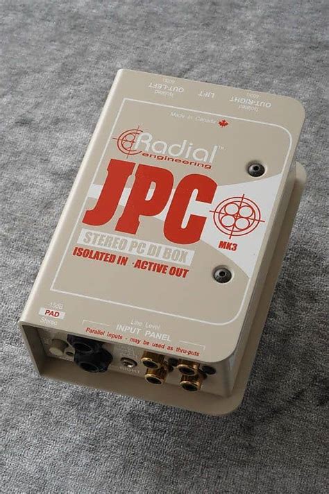 Radial Engineering Jpc Stereo Pc Di Box Open Mint In Box Reverb